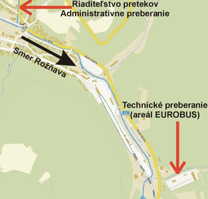 Umiestnenie technick�ho preberania